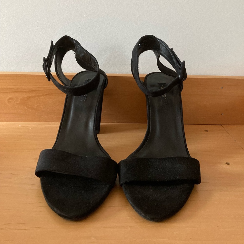 Zara black suede pumps